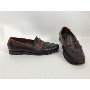 H.S. Trask Brown Penny Loafers shoes Men's US 9 M